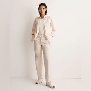 Madewell Perfect Vintage Wide-Leg Pant: Utility Edition Vintage Linen